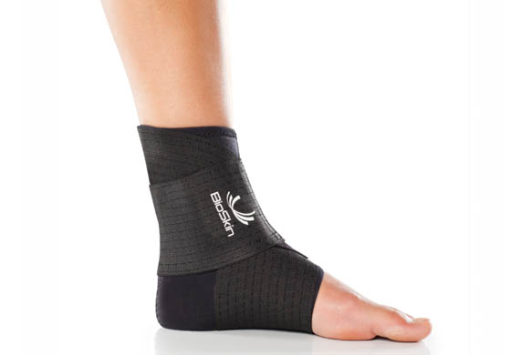 BioSkin Standard Ankle Sleeve with Figure-8 wrap